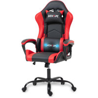 Ergonomic Gaming Chair Racing Style Office Chair, High-Back Computer Desk Chair with Adjustable Lumbar Support & Headrest, 360 Swivel Reclining PU Lea by Inbox Zero