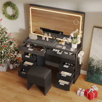 Vanity With Built-In Socket