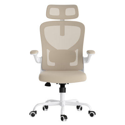 Ergonomic Office Chair, Office Desk Chair With Headrest, High Back Computer Chair With Armrests And Adjustable Lumbar Support For Office Study Room by Ivy Bronx