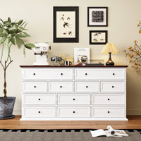 61"W 12-Drawer Dresser by Winston Porter