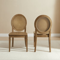 Jacolyn 2-piece Cane-back Dining Chair Set by Ophelia & Co.