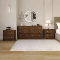 Altoona Dresser With 2 Nightstands by Ebern Designs