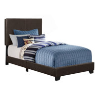 Stylish And Comfortable Twin Bed Frame For Small Spaces, Offering Elegance And Functionality In Bedroom Decor by Latitude Run