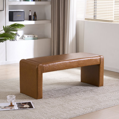 Velvet Entryway Bench End Of Bed Bench Upholstered Modern Window Bench Comfy Ottoman For Dining Room/Bedroom/Living Room/Hallway/Indoor by Mercer41