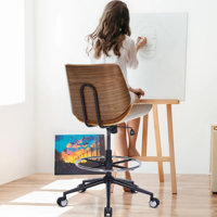 Ergonomic Drafting Office Chair - Adjustable Height & Footrest Ring, Swivel Stool For Standing Desk, Counter Height Desk & Drawing by Corrigan Studio