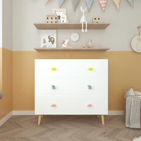 Kids 3 Drawer Dresser, Baby Nightstand For Bedroom, Storage Cabinet For Toddler Child For Living Room, Toddler Room, Nursery, Closet, Apartment by Isabelle & Max