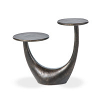 Torrid End Table-Distressed Bronze by Ivy Bronx