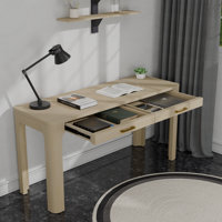 Burroughs Wooden Writing Desk With Drawer by Latitude Run