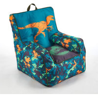 Jurassic World Kids Bean Bag Chair With Piping And Top Carry Handle