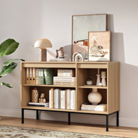 Modern 47.2" W 3-Door Wood Sideboard With Adjustable Shelves,For Dining Room & Tv Entertainment by George Oliver