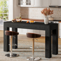62.99" Rustic Dining Table, Rectangular Farmhouse Table for Kitchen or Dining Room by 17 Stories