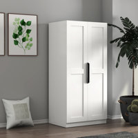62.99" Kitchen Pantry Cabinet, Freestanding Buffet Sideboard with Doors & Shelves for Kitchen, Living & Dining by Latitude Run