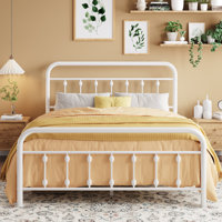 Modern Design Platform Bed Frame With Headboard And Footboard