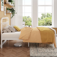 Modern Design  Platform Bed Frame With Headboard And Footboard by August Grove