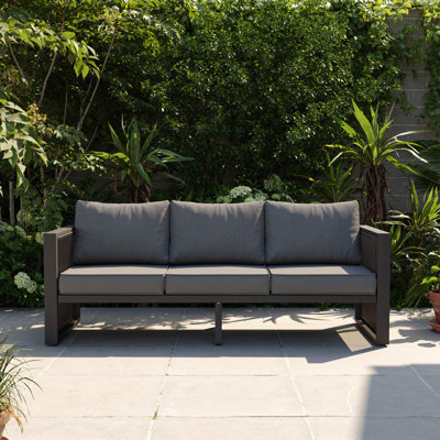 5-Person Patio Conversation Set With Cushions, Featuring Decorative Pull Cord Detailing by Ebern Designs