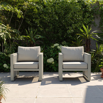 5-person Patio Conversation Set With Cushions, Featuring Decorative Pull Cord Detailing by Ebern Designs
