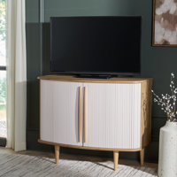 Sabby Tambour Door Compact Tv Stand