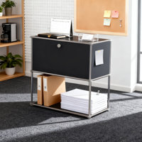 Modular Metal Office Storage Cabinet With Adjustable Shelves by Inbox Zero