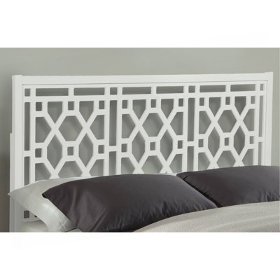 Tabor Chippendale White Headboard by Wildon Home