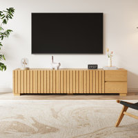 Light Brown Wood Tv Stand by Corrigan Studio