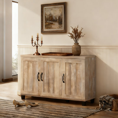 45-Inch 3-Door Shoe Cabinet With 6 Adjustable Shelves by Corrigan Studio