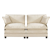 Grid Armless Chair Single Seat Module For Modular Sectional Sofa(2 pieces per box) by Ebern Designs