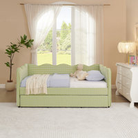 Cozy Gingham Daybed with Trundle by One Allium Way