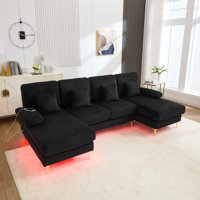 104" U-Shaped Modular Sectional Sofa by Mercer41