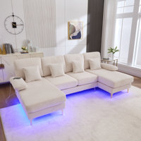 104" U-Shaped Modular Sectional Sofa by Mercer41