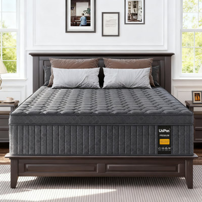 10"/12"/14" Cooling Hybrid Mattress With Enhanced Edge Support, Certipur-US Certified, Pressure Relief & Motion Isolation by Alwyn Home
