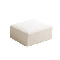 Elegant Sofa Ottoman Beige by Latitude Run