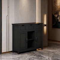 Storage Cabinets,wooden Floor Cabinet,with Drawers And Shelves Storage Cabinets,accent Cabinet For Living Room,bedroom,bathroom Furniture Home Decor(b by Ebern Designs