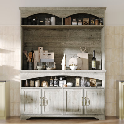 Retro Dining Cabinet With Adjustable Shelves by Ophelia & Co.