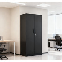 70-inch 2-door File Cabinet With Lock, 4 Adjustable Shelves, Heavy-duty Steel Construction, For Commercial Office, Home Office, Legal Size & Letter Fi by Ivy Bronx