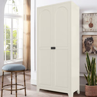 71" H Kitchen Pantry Cabinet With 4 Adjustable Shelves by Winston Porter