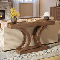 43.31-Inch Console Table for Entryway, Farmhouse Wooden Sofa Table by Millwood Pines