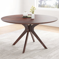 Crossroads 47.2" Round Wood Table by George Oliver