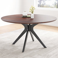 Crossroads 47.2" Round Wood Table by George Oliver