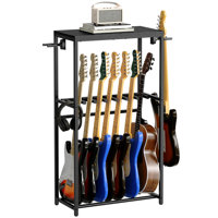 Guitar Stand, Guitar Rack For Acoustic Holder, Electric Guitar, Bass, Multiple Guitar Rack Holder For Guitars, Guitar Amp Accessories, For Home Music by Ivy Bronx