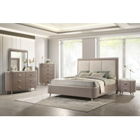 5-Piece Bedroom Set, Pink by Everly Quinn