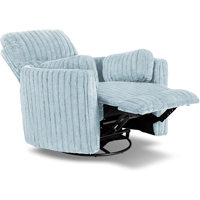 360 Swivel Rocking Glider Power Recliner Chair with 24" Wide Seat & Type-C & USB Ports by Latitude Run