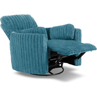 360 Swivel Rocking Glider Power Recliner Chair with 24" Wide Seat & Type-C & USB Ports