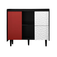 Versatile Stylish Storage Cabinet for All Rooms, Enhancing Functionality and Organizational Efficiency by Ophelia & Co.