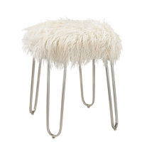 Betty Vanity Stool - White by Mercer41