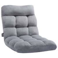 Floor Chair, Recycled Foam Folding Sofa Chair With 14 Adjustable Positions, Multifunctional Floor Chair With Back Support Ideal For Sleeping Reading, by Ebern Designs