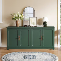 Gurbachan 60-In Vintage Four-Door Cabinet by Winston Porter