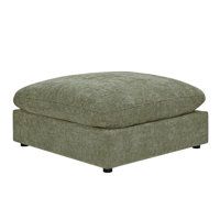Parkton Green Ottoman by Latitude Run