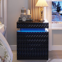 2-Drawer Nightstand With Light by Wrought Studio