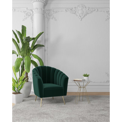 Rosemont Velvet Accent Armchair by Mercer41