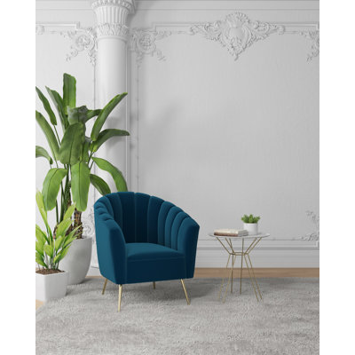 Rosemont Velvet Accent Armchair by Mercer41